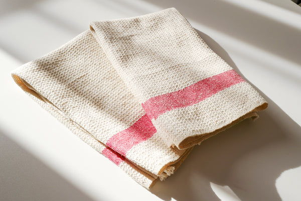 Vintage Waffle Weave Tea Towel